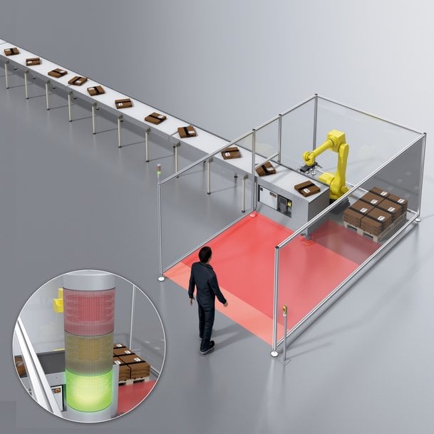 SICK propose un package de mesures de protection pour les applications robotiques FANUC